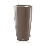  Lechuza – plantenbak Rondo Premium 40 Taupe hoogglans All-IN-ONE Set