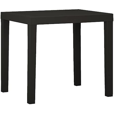 vidaXL Anthracite Garden Table - Lightweight and Versatile Cover