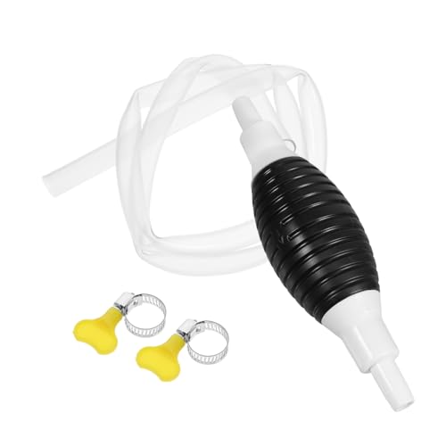Bomba de fluido para motor con manguera flexible y transferencia estanca
