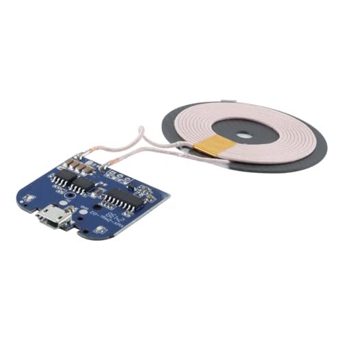 Gutol Qi-Standard-Sendermodul für kabelloses Laden (5 V, 1 A, PCBA-Platine) mit Spulenanschluss für DIY-Handy-Ladekits