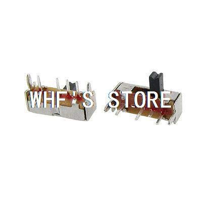 15 Pcs x Panel PCB 4 Pin 3 Position 1P3T SP3T Slide Switch Side Knob 0.5A 50V DC