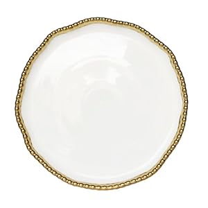 LOUIE SILNA Speiseteller mit Gold (1pcs)