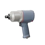 Deolrwau 2145QiMAX Druckluft-Schlagschrauber, 1,9 cm (3/4 Zoll), leise Technologie, 400 cm, leistungsstarker Rückwärtsdrehmoment-Ausgang, 7-Flügel-Motor, Stahlhammerkoffer