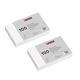 🖊️ CARTON ÉPAIS ET SANS TRANSFERT D’ENCRE: Avec 200 g/m², ils évitent les taches et les transparences. Convient pour les stylos, les feutres et les crayons, toujours avec une écriture propre.