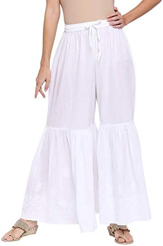 Indiankala4U Lucknow Chikankari Palazzo 