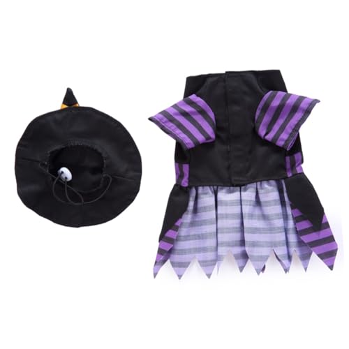 Disfraz Halloween bruja para perros talla S miniatura 5