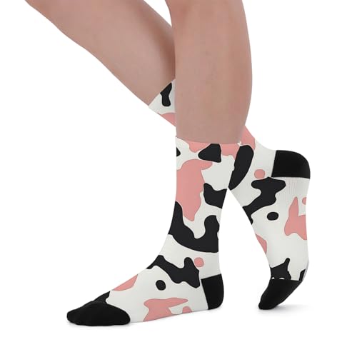 Unisex Novelty Artistic Geometric-Patterned Mid-Calf Socks4