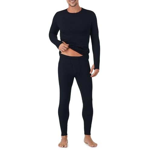 Cuddl Duds Thermal Underwear Shirt and Leggings Set for Men - Heavyweight Fleece Lined Long Johns - Winter Clothes Base Layer2