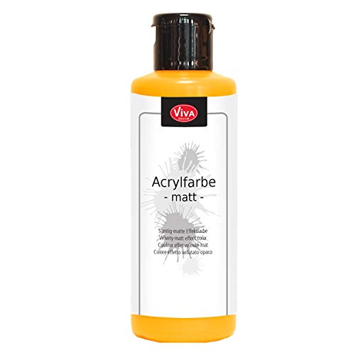 Viva Decor GmbH Pintura, Yellow Orange, Small, 82