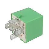 Hauptfarbe: grün Sweatpants 1. 2V 35A 5. Pins Kühlung Kühlerlüfter Relais grün 654 7TX. Fit für Peugeot 206 207 306 307 406 407 807