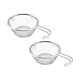Ciieeo 2pcs Stainless Steel Mesh Strainers Heat...