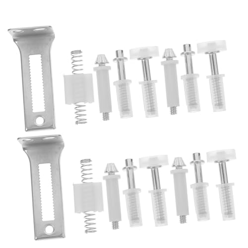 Alipis set 1 kit herrajes para puerta bifold de pivotes superiores para puertas de clóset tipo acordeón reemplazo fácil de instalar y estable