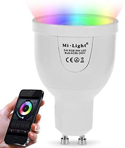 Ampoule LED RGBW 5W pour régler la température de lumière et l'ambiance
