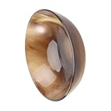 LALAFINA Ox Horn Schüssel aus Natürlichem Ochsenhorn Kleine Soßenschale und Teeschale für Haushalt Handgefertigte Beilage und Weinschale Platzsparend und Vielseitig