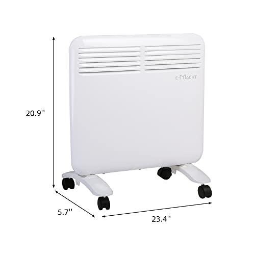 Dc Diclasse Space Electric Heater For Indoor Use, 750W Wall Mounted Convection Heaters, Digital Thermostat Led Digital For Bedroom Office #TOP3