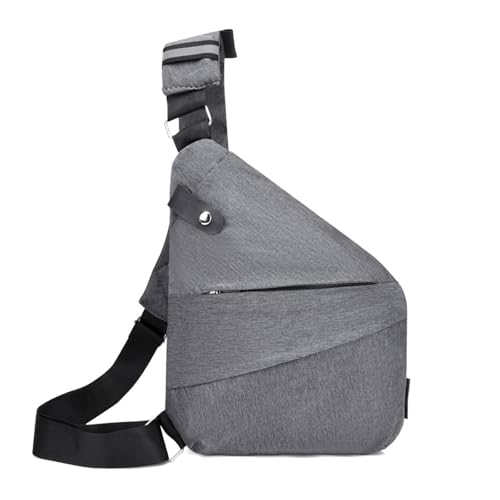 Ceeyoll Diebstahlsichere Reisetasche,Diebstahlsichere Tasche Damen,Wasserresistent Sling Bag,Diebstahlsichere Umhängetasche Rechte Schulter Leicht Chest Crossbody Bag für Reisen Wandern Joggen.