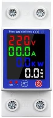 -4MA 63 Smart Circuit Breaker Digital LCD Display 2P 63A Prepaid Electricity Meter Can Query Smart Home Appliances Every Hour image 3