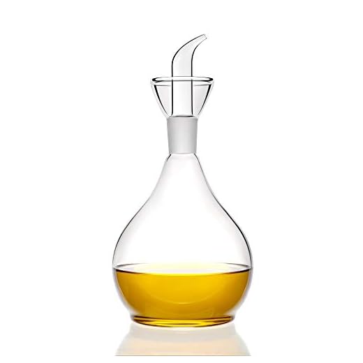 HAIZEEN 31ounce/900ml Olive Oil Dispenser Oil Bottle Glass with No Drip Bottle Spout
