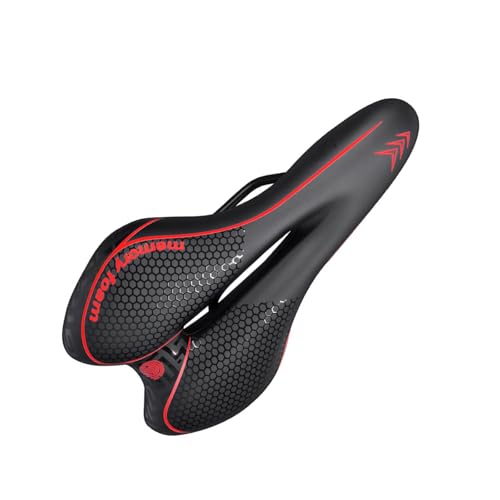 YROHGKPN Sillines de bicicleta versátiles suaves cómodos asientos de bicicleta de montaña con cojines reforzados para fitness desplazamientos de bicicleta de montaña cojín