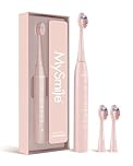 MySmile DY156 Electric Toothbrush for Adults, Rechargeable Sonic Automatic Toothbrush Portable with 2 Brush Heads, 2 Mins 5 Modes Smart Timer, 45000VPM, One Charge for 60 Days (Pink, 1)