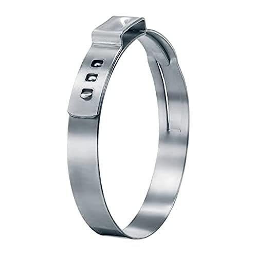 Hose Clamp, SS, Nom.Size. 27/64 In., PK100