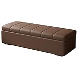 Les bancs de bout de lit sont fabriqués en cuir résistant aux rayures, ce qui est beau au quotidien, le tissu est également résistant à l'humidité et aux taches, assurant un nettoyage facile et une durabilité à long terme