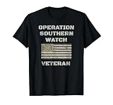 OSW Military Operation Southern Watch T-Shirt, Men, Black, Small