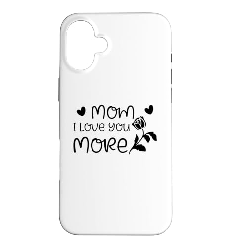 Mom I Love You More Family ��̓� �X�}�z�P�[�X iPhone 16 Plus �p