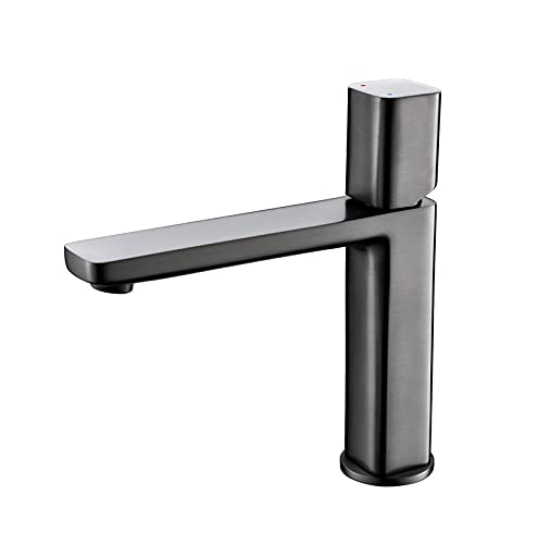 Robinet de cuisine eau chaude et froide anti-trace à manche unique