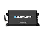 Blaupunkt AMP-1804BTPRO 1600W 4-Channel Amplifier with Bluetooth - 2 Ohm Stable, High and Low Pass Filter, Crossover, 10Hz - 30kHz Frequency Range, Slim & Compact Design for Under Seat Installation