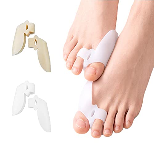 XIONGQI 2 paar teen separators voor overlappende tenen, teen spacers bunion Corrector teen Straighteners siliconen Orthotics Bunion Relief voor Bunion overlapping