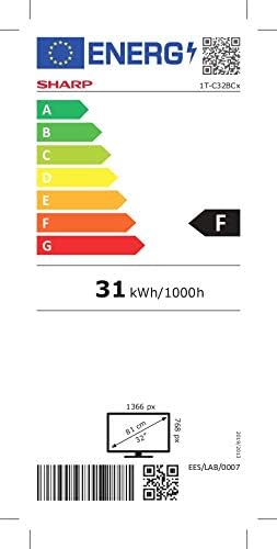 Sharp Aquos LC-32BC5E - 32 Smart TV HD Ready LED TV, Wi-Fi, DVB-T2/S2, 1366 x 768 Pixels, Nero, suono Harman Kardon, 3xHDMI 2xUSB, 2019 Sharp Aquos LC-32BC5E - 32 Smart TV HD Ready LED TV, Wi-Fi, DVB-T2/S2, 1366 x 768 Pixels, Nero, suono Harman Kardon, 3xHDMI 2xUSB, 2019