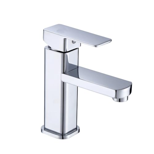 Robinet de lavabo de salle de bains eau chaude et froide en finition D - 2