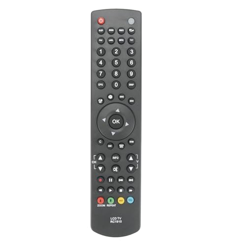 AULCMEET Mando a Distancia,RC1910 RC-1910 Nuevo Mando a Distancia Apto para fit for Toshiba LCD TV 19DL502B 19DL502B2 40L1333b 24D1333B2 40D1333B