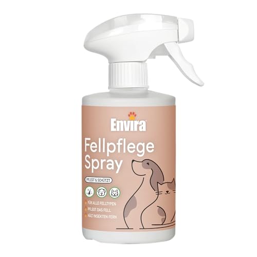 Envira Fellpflege-Spray für Hunde & Katzen 500 ml - Entfilzungsspray, pflegt Fell & Haut - Mit Repellent-Wirkung gegen Insekten