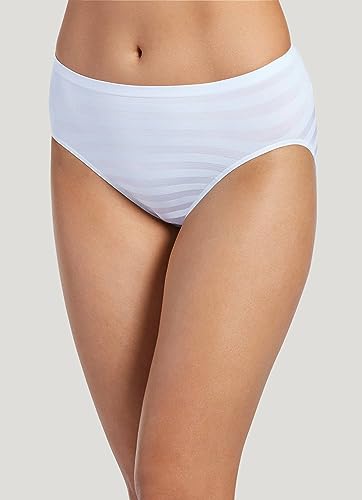 Image of Jockey Women's Underwear Matte & Shine Seamfree Hi Cut
