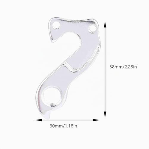 Patte de Dérailleur, Dérailleur Arrière de Vélo, 1 pc Vélo en Alliage D'aluminium Engrenage Arrière Mech Dérailleur Cintre Crochet Dropout Cadre pour la Plupart des Vélos – vue 7