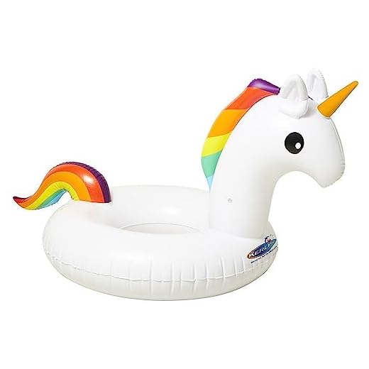 Kerlis La Licorne Flotador Hinchable Para Adulto, Color Blanco