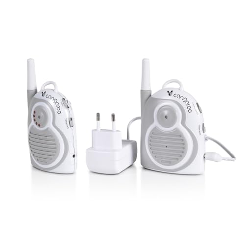 Canguro Baby Monitor Mommy's Sense Fino A 1,3 Km 2 Canali Indicatore Di Batteria, Colorazione:Grigio - 5