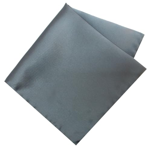 Image of LEONARDI Men's Solid Pocket Square | 30cm x 30cm | Smooth texture | Microfiber | Pack of 1 |