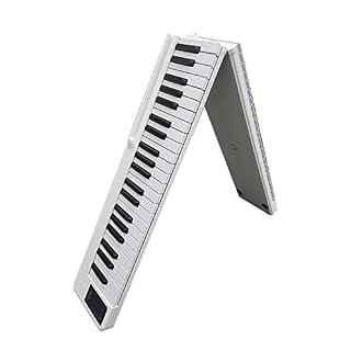 TSTS Piano électrique Pliable Piano Pliant 88 Clés Portable Débutant Pratique Clavier Épissement Piano Rouleau À Main… - Les Beatles, Paul McCartney, John Lennon, RIngo Starr, George Harrison