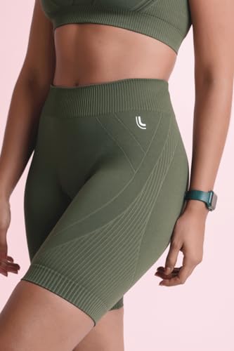 Bermuda Feminina Lupo Sport (BR, Alfa, P, Regular, Regular, Verde militar)
