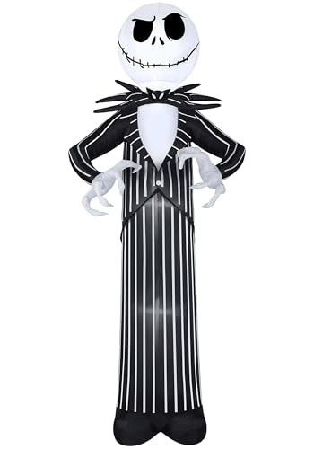 Gemmy Industries Nightmare Before Christmas Jack Skellington 10ft Inflatable Halloween Decoration Standard
