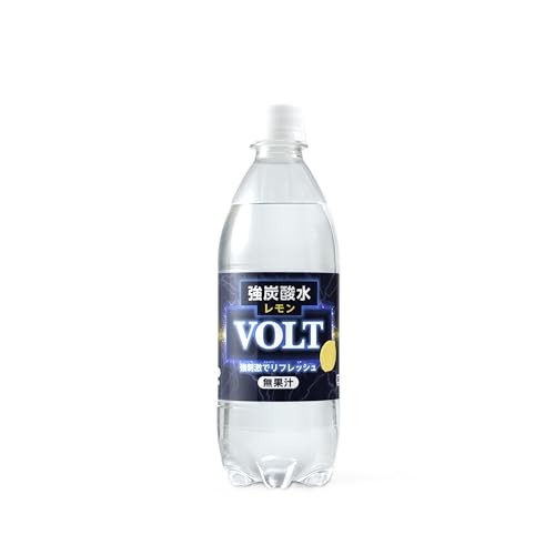 国産強炭酸水 500ml 24本1ケース計12L サーフVOLT(ボルト)レモン 割り材にもピッタリ