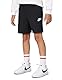 Nike Kinder Club Knit Lbr Shorts, Black/White, 152/158