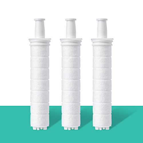 Sediment Filter for Barumi Pluo Showerhead | 3-Pack, Removes Rust and Impurities from Tap Water, Filters Fine Particles, Promotes Healthy Skin and Hair, Easy Installation