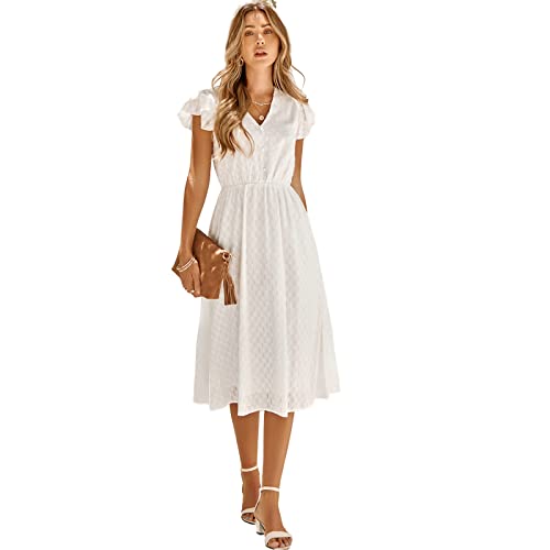 HEYPORK Damen Frühling Sommer Rock Bequem Lässig Kleider Mode Elegant...