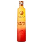 Ciroc Summer Citrus Flavoured Vodka | 37.5% vol | 70cl | Ultra Premium Luxury Vodka | Infused with Flavours of Juicy Blood Orange & Zesty Lime | Recommended for a Mixed Drink or Cocktails
