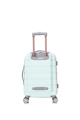 Image of Rockland Melbourne Hardside 2 Piece Expandable Spinner Wheel Luggage Set, Carry-On 20 inch and Tote 14 inch, Mint