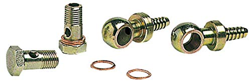 Kit 2 raccords pivotant laiton 8 mm Osculati connecteur tuyau essence diesel bateau